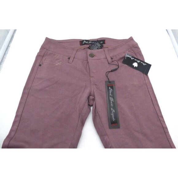 Black Hearts Brigade Pants - Black Hearts Brigade Women’s Ponte Pants, Mauve Wine, Size 25